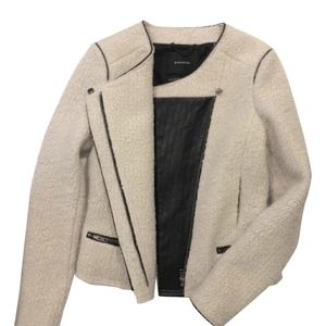 Maison Scotch & Soda Sherpa Teddy Moto Jacket